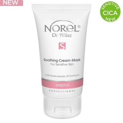 tubo branco de creme para pele sensível Norel Dr Wilsz