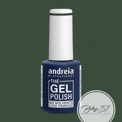 Frasco de verniz gel Andreia Professional azul escuro com tampa branca