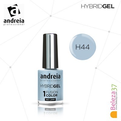 Frasco de verniz Andreia Professional Hybrid Gel 1 Fusion Color tom azul H44