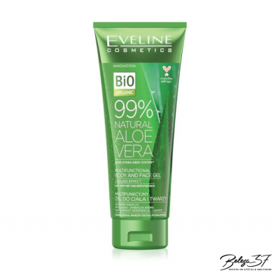 Embalagem de gel multifuncional Eveline Cosmetics Aloe Vera verde