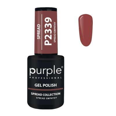 Verniz gel Purple Professional castanho avermelhado P2339