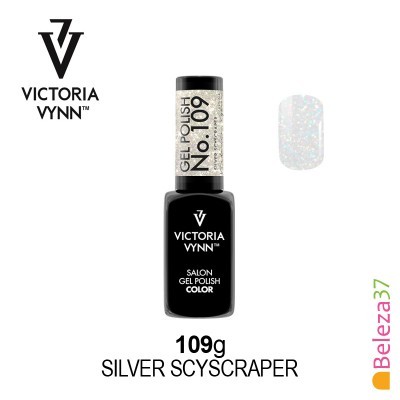 Esmalte de gel Victoria Vynn No.109 Silver Scyscraper prateado