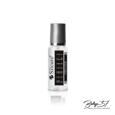 Frasco de primer para unhas Silcare Perfect Primer com tampa cinza