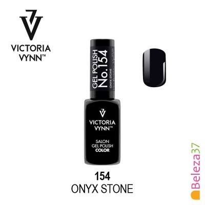 Esmalte gel Victoria Vynn número 154 preto Onyx Stone