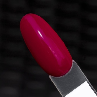 Amostra de cor de verniz de unhas vermelho escuro