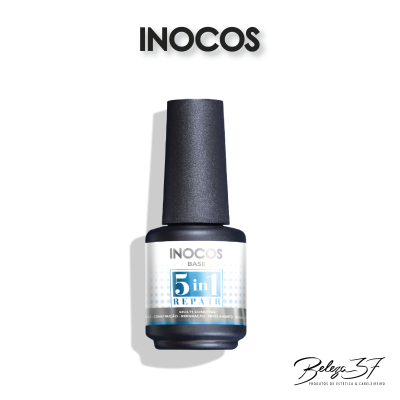 Frasco de verniz de unhas INOCOS 5 in 1 REPAIR base