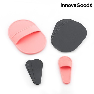 Conjunto de lixas com suportes rosa InnovaGoods