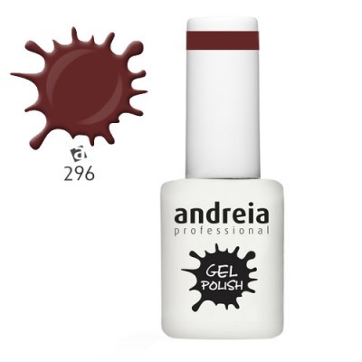 Frasco de verniz gel para unhas Andreia Professional cor marrom número 296