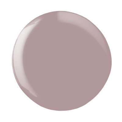 Gota brilhante de verniz castanho claro rosado