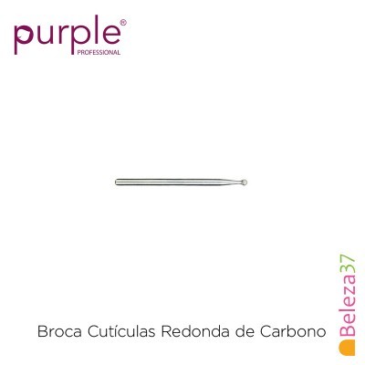 Broca para cutículas redonda de carbono metálica