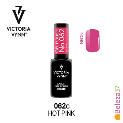 frasco de esmalte de gel rosa neon Victoria Vynn 062c Hot Pink
