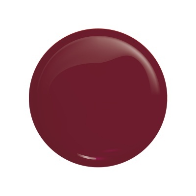 Círculo vinho escuro liso e brilhante sobre fundo branco