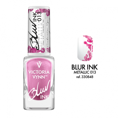 Esmalte de unhas rosa metálico Victoria Vynn Blur Ink