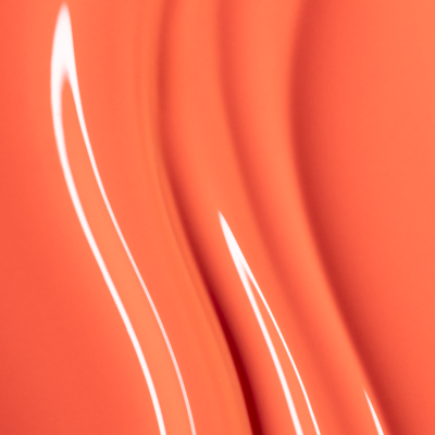 Superfícies lisas laranja com reflexos brancos ondulados