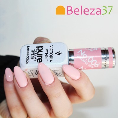 Frasco de verniz de unhas Victoria Vynn Pure Hybrid rosa claro