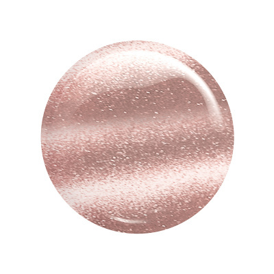 gota de verniz de unha rosa metálico brilhante