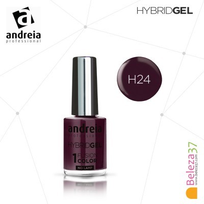 Verniz de unhas Andreia Professional HYBRID GEL cor vinho escuro H24