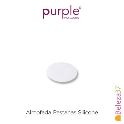 Almofada de silicone para pestanas branca