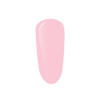 Unha artificial cor-de-rosa lisa com efeito brilho