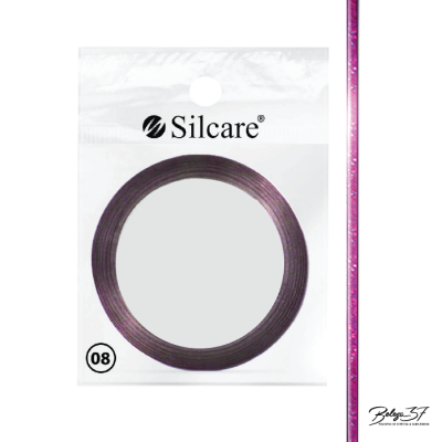 Fio decorativo roxo translúcido com embalagem Silcare