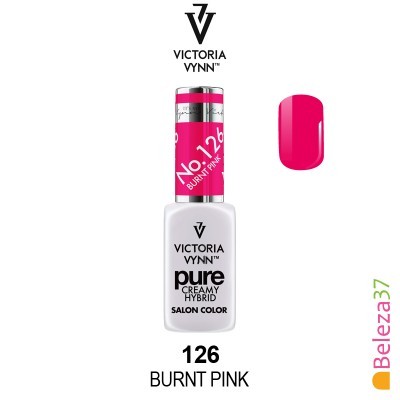 Frasco de verniz Victoria Vynn Pure Creamy Hybrid cor Burnt Pink 126