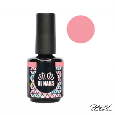 Frasco de verniz de unhas GL NAILS cor-de-rosa suave