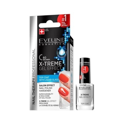 Esmalte para unhas Eveline X-Treme Gel Effect em frasco e embalagem