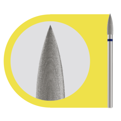 Broca cónica prateada para ferramenta rotativa