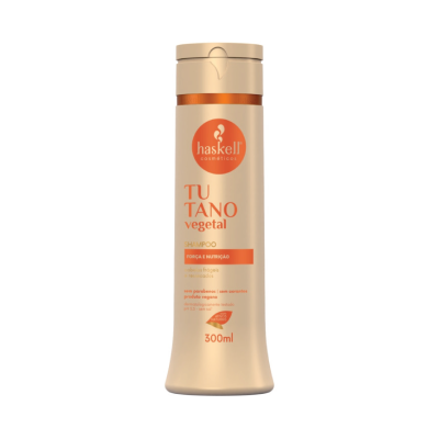 Frasco creme de shampoo Haskell TU TANO vegetal 300ml