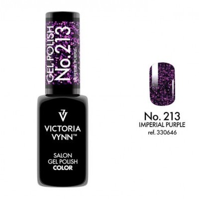 Esmalte gel roxo brilhante No. 213 Imperial Purple Victoria Vynn