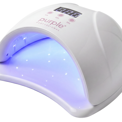 Dispositivo branco para manicure com luz LED azul e visor digital