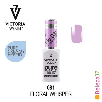 Verniz de unhas Victoria Vynn Pure Creamy Hybrid cor lilás FLORAL WHISPER 081