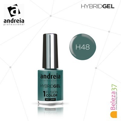 Verniz unhas andreia professional HybridGel cor H48 verde-azulado