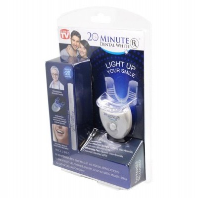 Embalagem do produto 20 MINUTE DENTAL WHITE para branqueamento dentário com luz LED