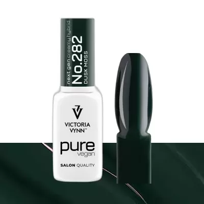 Esmalte de unhas Victoria Vynn pure vegan cor NO.282 verde escuro com acabamento brilhante
