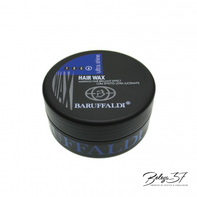 Cera para cabelo BARUFFALDI em embalagem preta redonda