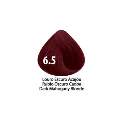 Amostra de cabelo sintético cor 6.5 Louro Escuro Acajou