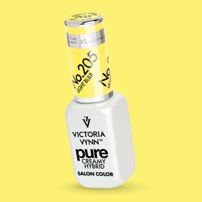 Frasco de verniz Victoria Vynn Pure Creamy Hybrid cor No. 205 LIGHT BULB