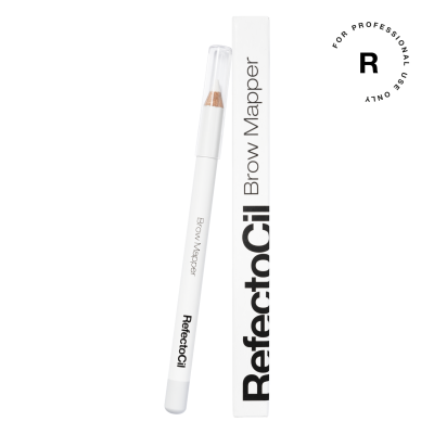 Lápis para sobrancelhas RefectoCil Brow Mapper com estojo branco