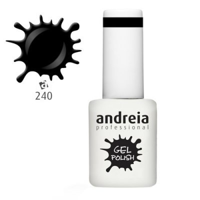 Verniz gel de unhas Andreia Professional cor preta 240