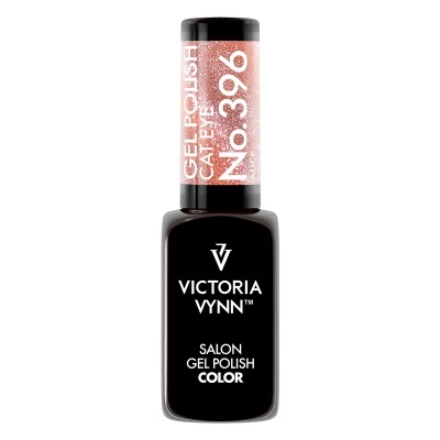 Frasco preto de verniz gel para unhas Victoria Vynn No. 396