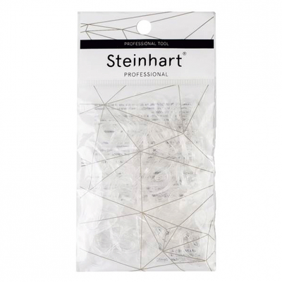 Embalagem transparente com elásticos brancos da marca Steinhart