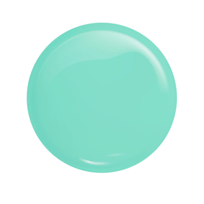 Círculo azul turquesa sólido com acabamento brilhante