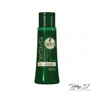 Frasco verde de óleo reparador Haskell Nectavita