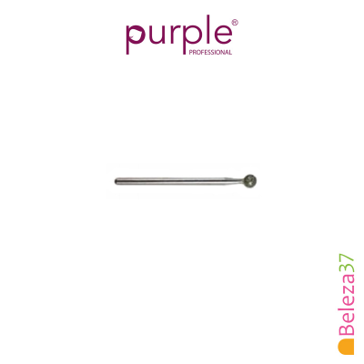 Ferramenta metálica pequena com cabo cilíndrico prateado e ponta redonda