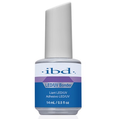 Frasco de verniz para unhas ibd LED/UV Bonder azul e roxo