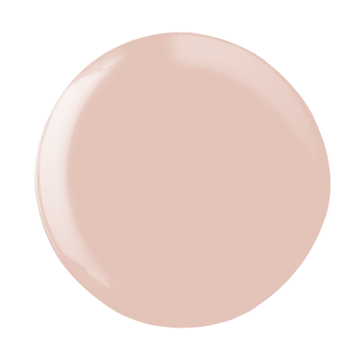 Amostra redonda de verniz rosa claro brilhante