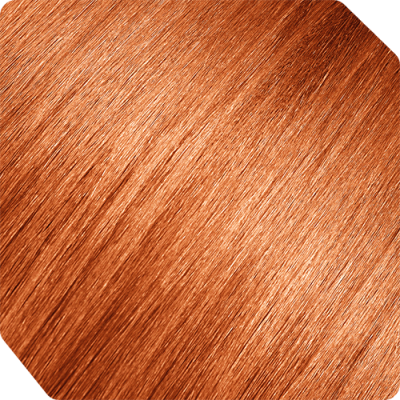 Fios de cabelo liso castanho-avermelhado brilhante