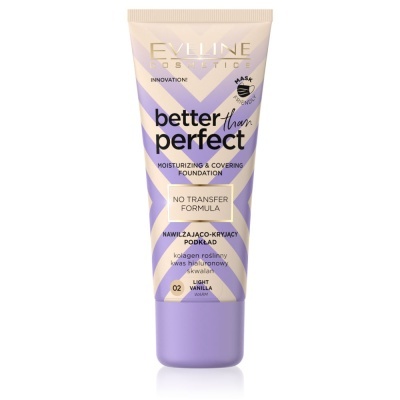Frasco de base de maquilhagem Eveline Cosmetics better than perfect 02 Light Vanilla