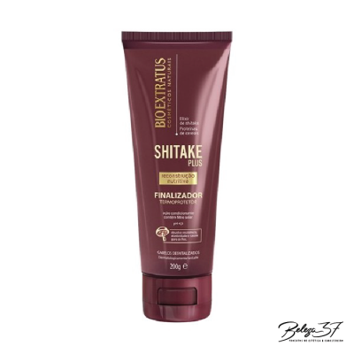 Tubo vinho de cosmético Bio Extratus Shitake Plus Finalizador Termoprotetor 200g
